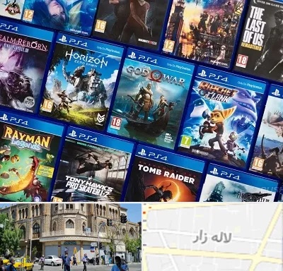 نصب بازی پلی استیشن PS4 در لاله زار