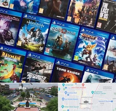 نصب بازی پلی استیشن PS4 در بهارستان 