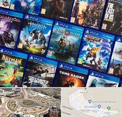 نصب بازی پلی استیشن PS4 در پرند