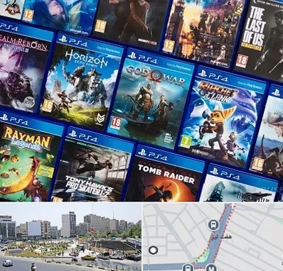 نصب بازی پلی استیشن PS4 در هفت تیر