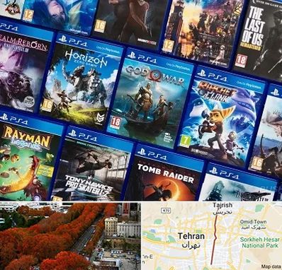 نصب بازی پلی استیشن PS4 در ولیعصر 