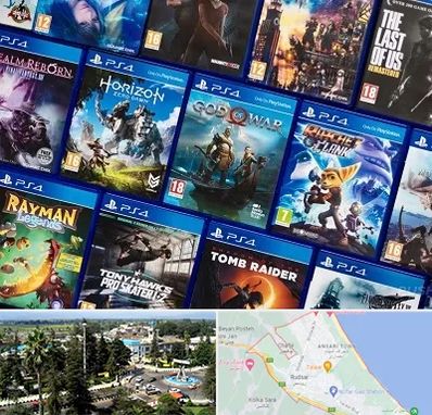 نصب بازی پلی استیشن PS4 در رودسر