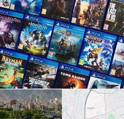 نصب بازی پلی استیشن PS4 در جمشیدیه