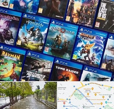 نصب بازی پلی استیشن PS4 در خیابان ارم شیراز