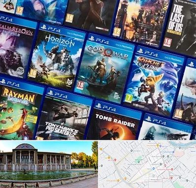 نصب بازی پلی استیشن PS4 در عفیف آباد شیراز