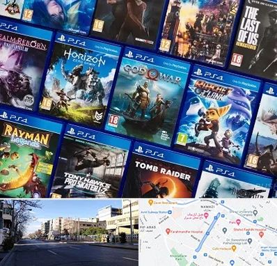 نصب بازی پلی استیشن PS4 در خیابان ملاصدرا شیراز