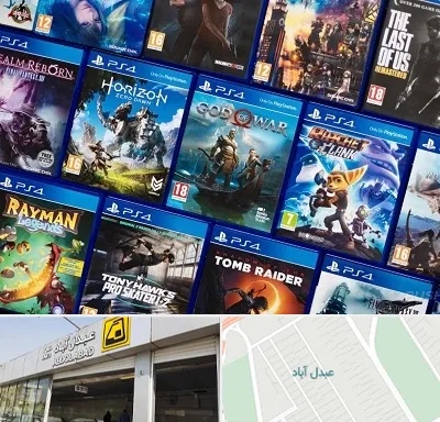 نصب بازی پلی استیشن PS4 در عبدل آباد