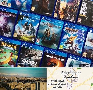 نصب بازی پلی استیشن PS4 در اسلامشهر