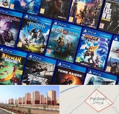 نصب بازی پلی استیشن PS4 در پردیسان قم