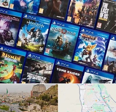 نصب بازی پلی استیشن PS4 در فرهنگ شهر شیراز