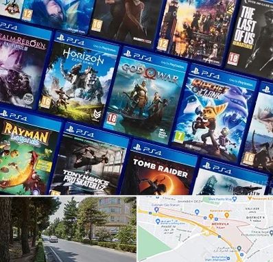 نصب بازی پلی استیشن PS4 در مهرویلا کرج