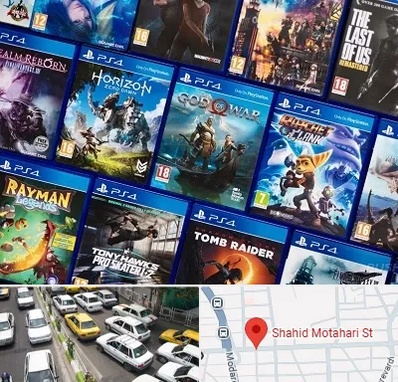 نصب بازی پلی استیشن PS4 در مطهری تهران