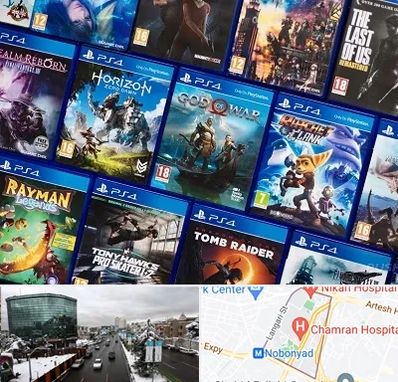 نصب بازی پلی استیشن PS4 در اقدسیه 