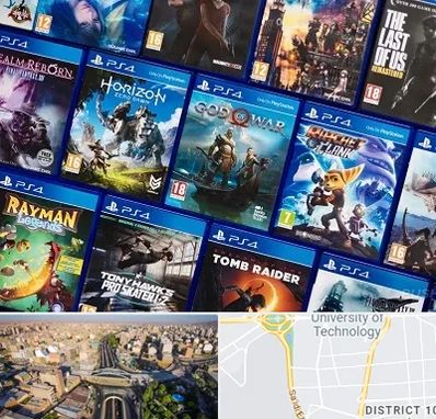نصب بازی پلی استیشن PS4 در استاد معین 