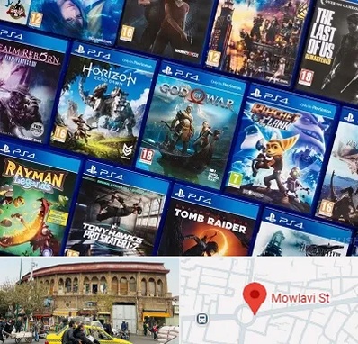نصب بازی پلی استیشن PS4 در مولوی