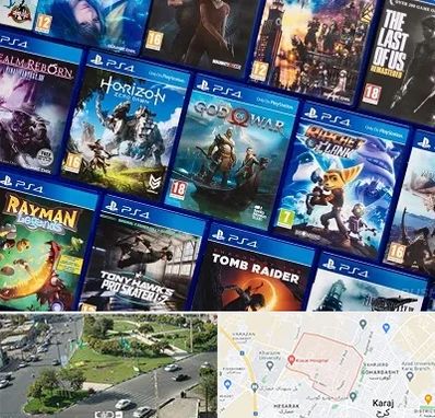 نصب بازی پلی استیشن PS4 در شاهین ویلا کرج