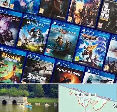 نصب بازی پلی استیشن PS4 در عباس آباد