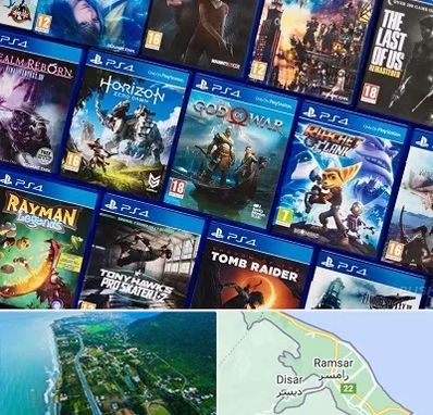 نصب بازی پلی استیشن PS4 در رامسر