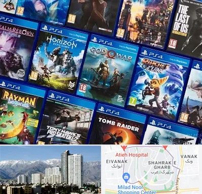 نصب بازی پلی استیشن PS4 در شهرک غرب 