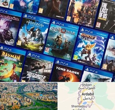 نصب بازی پلی استیشن PS4 در اردبیل