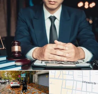 وکیل ثبت احوال در خیابان فلسطین