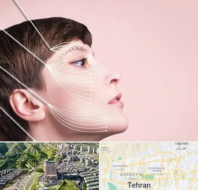 اندولیفت پیشانی در شمال تهران 