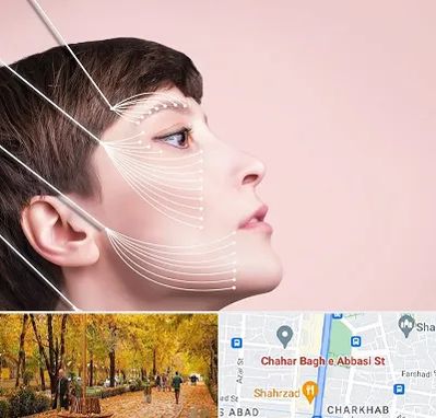 اندولیفت پیشانی در چهارباغ اصفهان