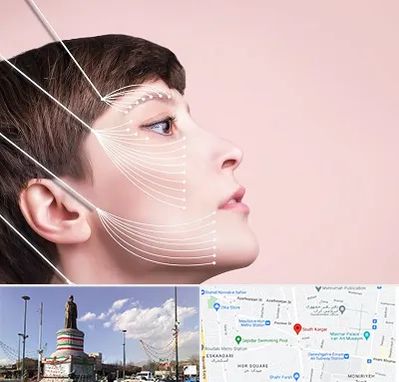 اندولیفت پیشانی در کارگر جنوبی 