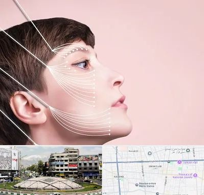 اندولیفت پیشانی در مرکز تهران