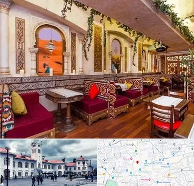 کافه عربی در میدان شهرداری رشت