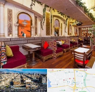 کافه عربی در شهرک راه آهن