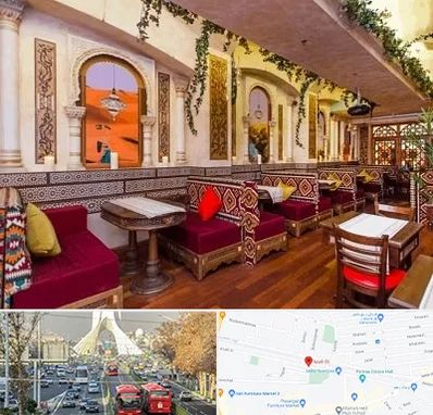 کافه عربی در خیابان آزادی