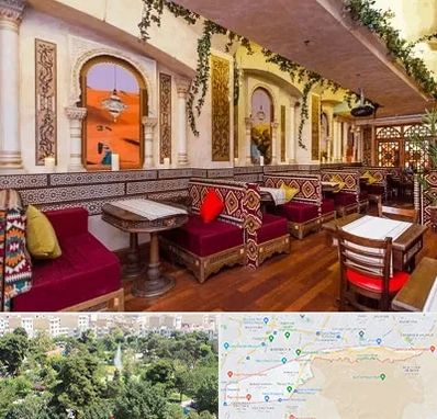 کافه عربی در منطقه 13 تهران