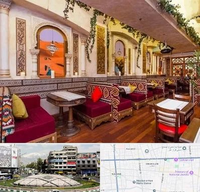 کافه عربی در مرکز تهران