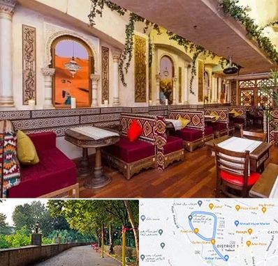 کافه عربی در بلوار گیلان رشت