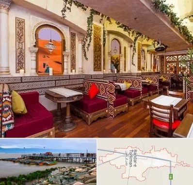 کافه عربی در بندر ترکمن