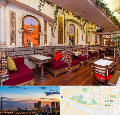 کافه عربی در غرب تهران
