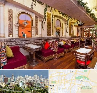 کافه عربی در شرق تهران