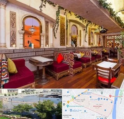 کافه عربی در گلستان اهواز