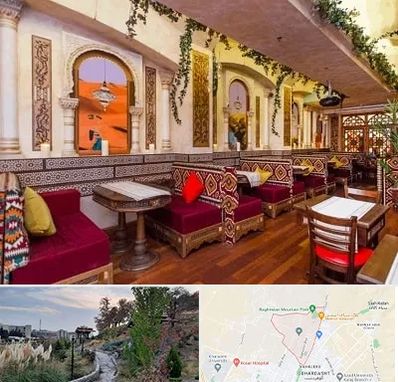 کافه عربی در باغستان کرج