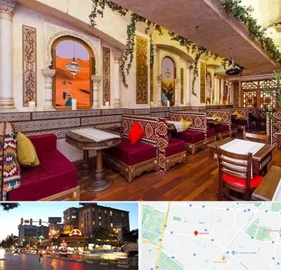 کافه عربی در بلوار سجاد مشهد
