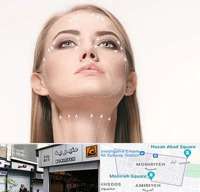 لیفت صورت با نخ در منیریه 