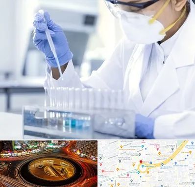 آزمایشگاه خصوصی در میدان ولیعصر 