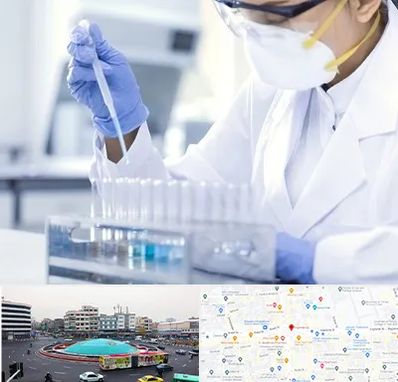 آزمایشگاه خصوصی در میدان انقلاب 