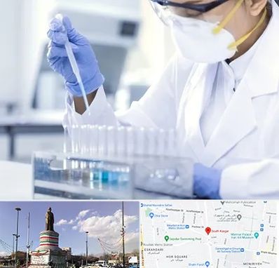 آزمایشگاه خصوصی در کارگر جنوبی 