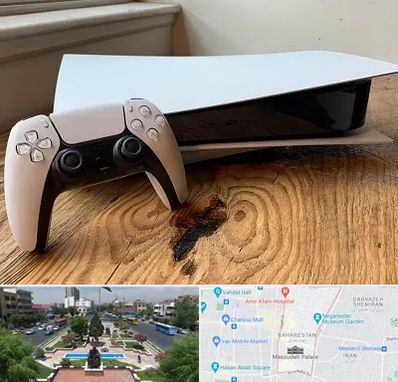 نصب بازی پلی استیشن PS5 در بهارستان 