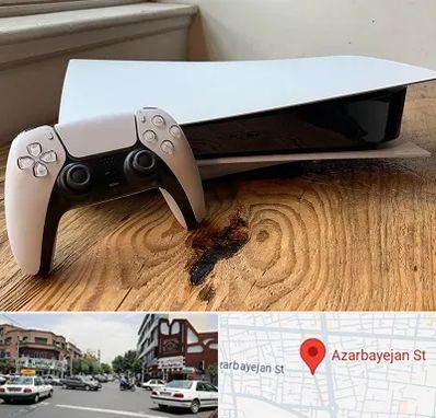 نصب بازی پلی استیشن PS5 در خیابان آذربایجان