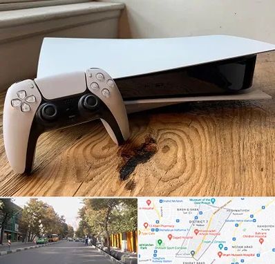 نصب بازی پلی استیشن PS5 در شریعتی 