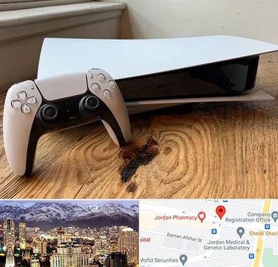 نصب بازی پلی استیشن PS5 در جردن 