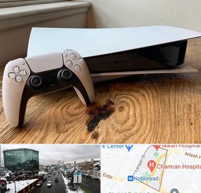 نصب بازی پلی استیشن PS5 در اقدسیه 